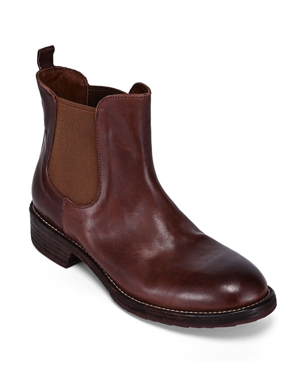 年寄りの流行り レディース シューズ ブーツ・レインブーツ チェルシーブーツ チェルシー なめし革 OLD TREND Heritagenuine Leather Hand Finished Chelsea Boot Coffee 珈琲