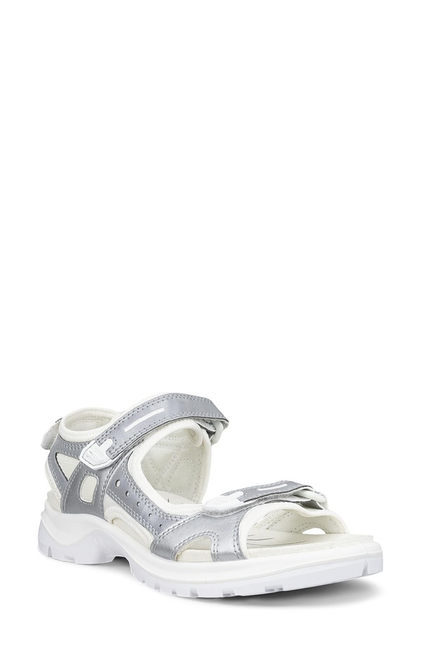 エコー レディース シューズ サンダル ECCOffroad Sandal Silvereflective/ White ホワイト