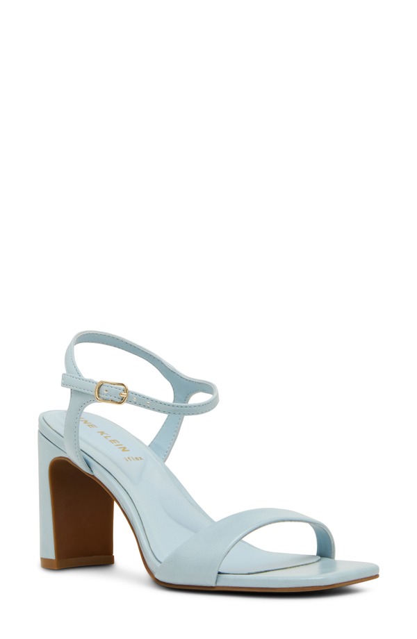 アンクライン レディース シューズ ヒール サンダル アンクル Anne Klein Beatankle Strap Sandalight Blue ブルー