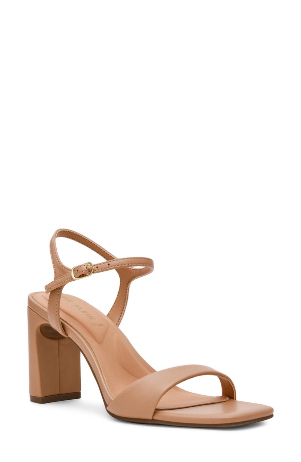 アンクライン レディース シューズ ヒール サンダル アンクル Anne Klein Beatankle Strap Sandal Tan タン｜ReVida 店