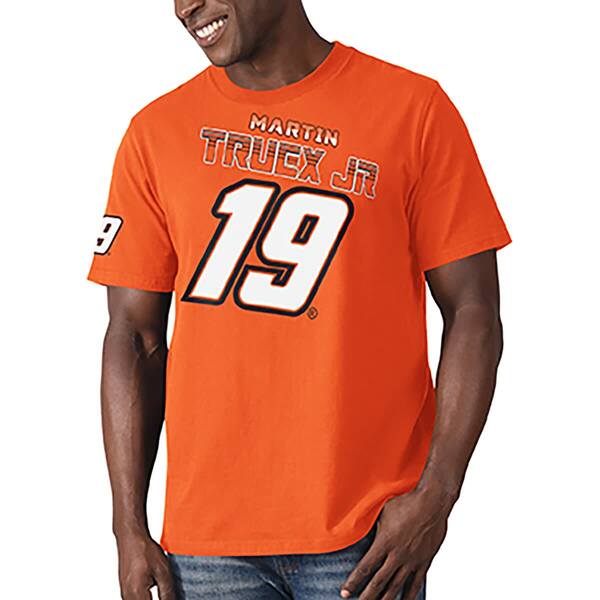 スターター メンズ トップス Tシャツ Men'starter Orange Martin Truex Jr Special Teams T-Shirt Orange オレンジ