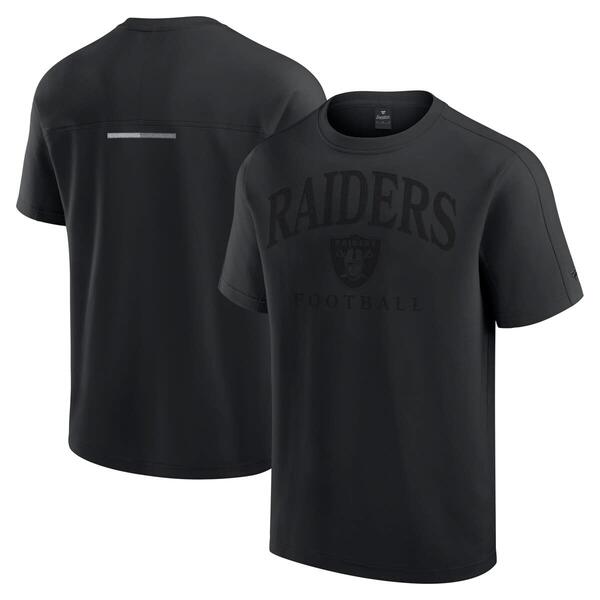 ファナティクス レディース トップス プルオーバー Unisex Fanatics Black Las Vegas Raiders Elements Flex Tri-Blend T-Shirt Black 黒いこと