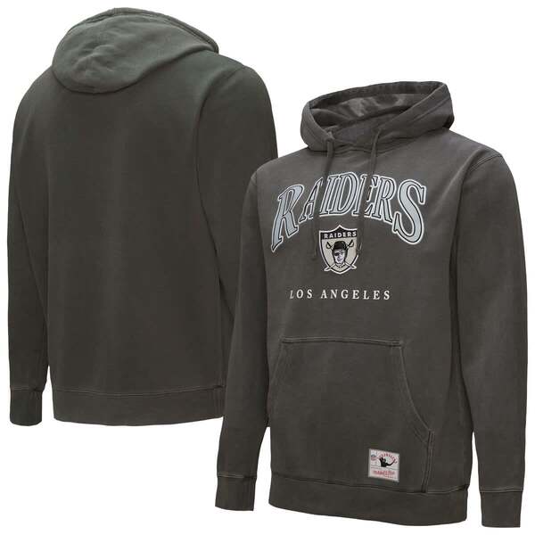 ミッチェル\u0026ネス メンズ アウター パーカー・スウェット Mitchell \u0026 Ness Gray Los Angeles Raiderslot Pullover Hoodie Gray 薄墨色