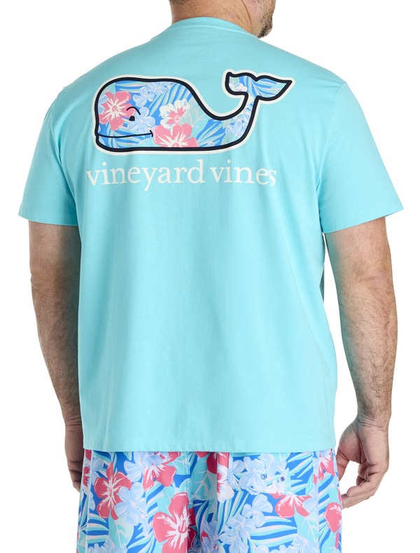 ヴァインヤードヴァインズ メンズ トップス Tシャツ フラワー柄 トール フラワー vineyard vines Big & Tall Chappy Floral Whale T-Shirturqs