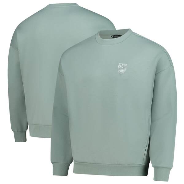 レベルウェア レディース アウター パーカー・スウェット シャツ UnisexLevelwear Green USMNT Luxe Signature Tri-Blend Pullover Sweatshirt Green グリーン