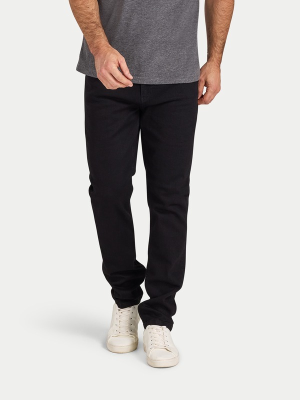 ライジングブル メンズ ボトムス ジーンズズボン下 レギュラー填まる Raging Bull Regular Fit Jean Black 黒いこと