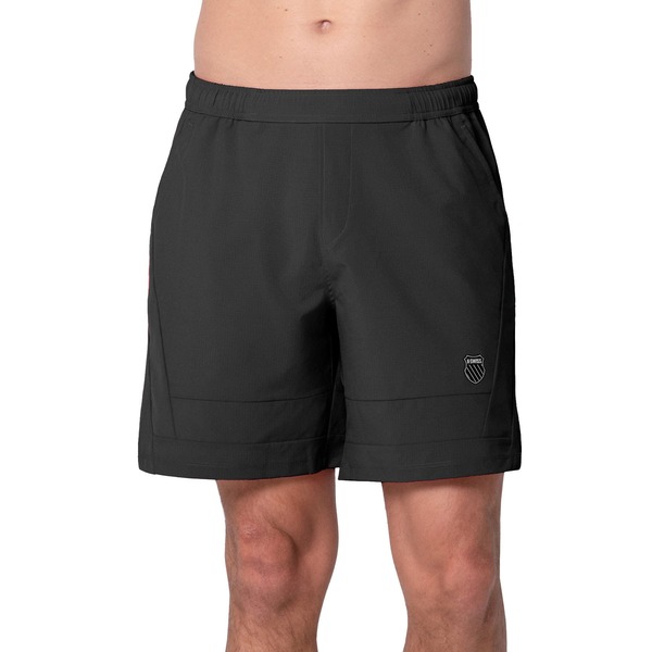 ケースイス メンズ ボトムス ハーフパンツ・ショーツ ショートパンツ K-Swiss KSwiss RipStop 7 inch Mens Tennishorts Black ブラック 15,735円