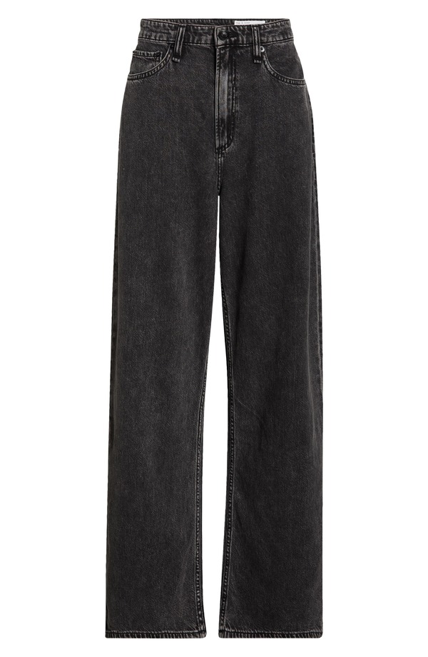 ラグアンドボーン レディース ボトムス デニムパンツ ワイドレッグ ハイウエスト ジーンズ rag & bone Featherweight Logan High Waist Wide Leg Jeans Anglique