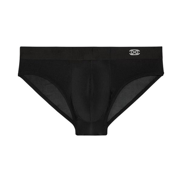 ホム メンズ アンダー御召しもの ブリーフズボン下 ミニ HOM H-Fresh Comfort Mini Brief Black 黒いこと