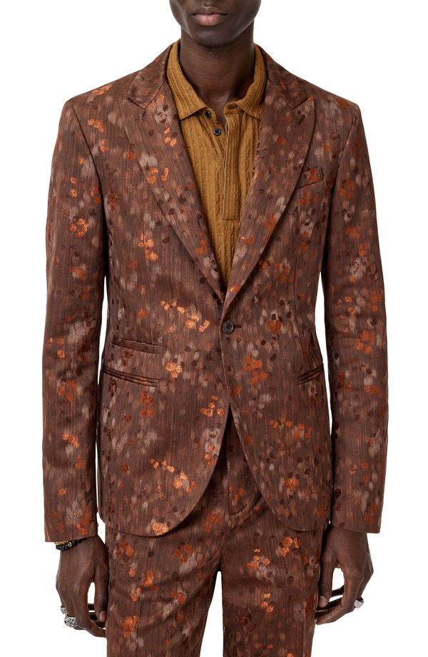 ジョンバルベイトス メンズ アウター 上衣・上衣 スポーツジャケット John Varvatos Edenward Blazer Hazelnut