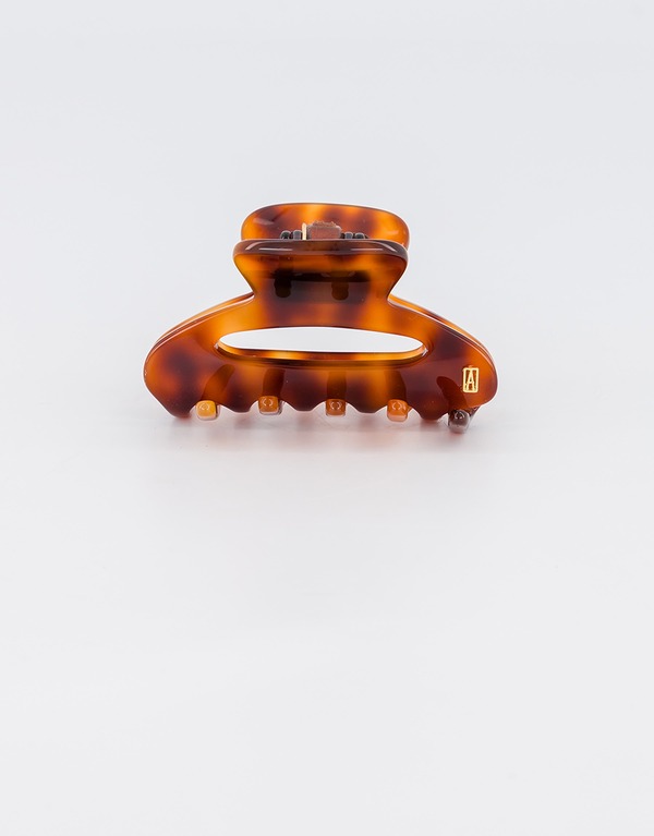 アレクサンドルドゥパリ レディース アクセサリー Alexandre de Paris Clemenceau acetate hair clip Brown ブラウン|ReVida 店