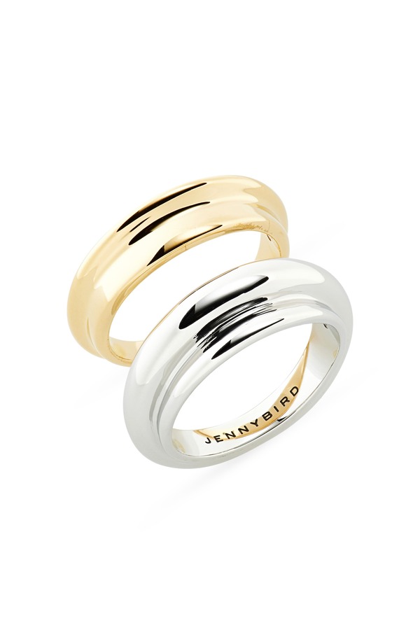 ジェニーバード レディース アクセサリー 指輪 JENNY BIRD Lennon Set of 2 Rings Two-Tone|ReVida 店