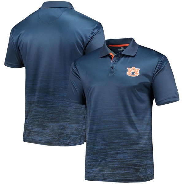 コロシアム メンズ トップス ポロシャツ Men's Colosseum Navy Auburn Tigers Marshall Polo Navy ネイビー