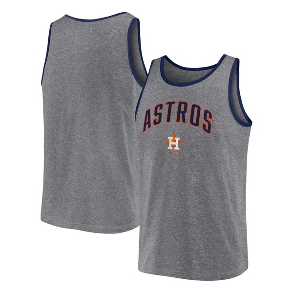 ファナティクス メンズ トップス プルオーバー Men\u0027s Fanatics Branded Heather Gray Houston Astros Primary Tank Top Heather Gray 薄墨色