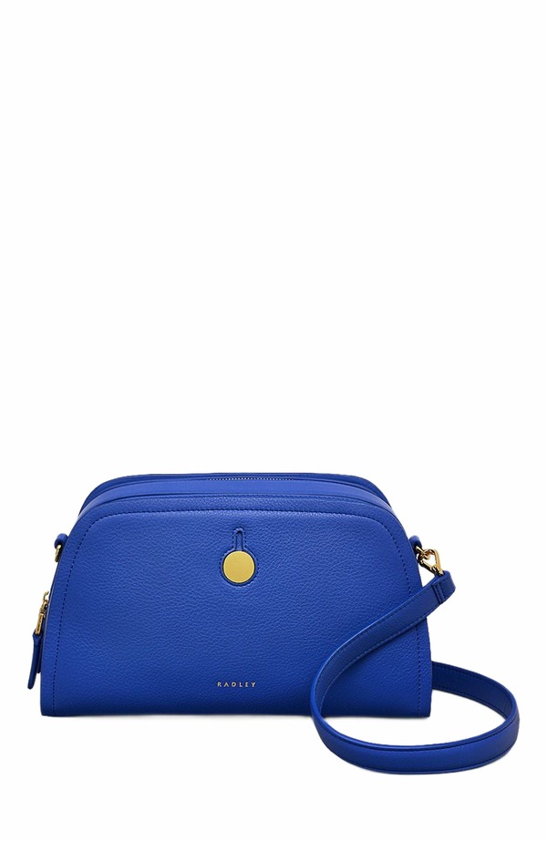 ラドリー レディース 御徒面子 Radley Bathurst Mewsmall Ziptop Crossbody Bag Yves Blue 青み