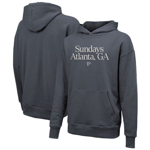 マジェスティック レディース アウター パーカー・スウェット Unisex Majestic Threads Gray Atlanta Falconsundays Pullover Hoodie Gray グレー