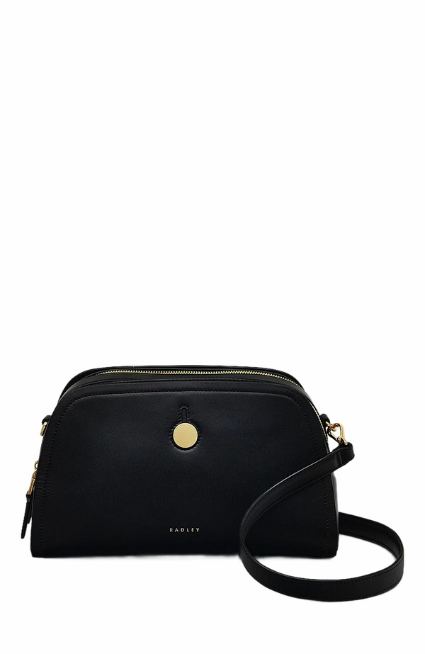 ラドリー レディース 御徒面子 Radley Bathurst Mewsmall Ziptop Crossbody Bag Black 黒いこと