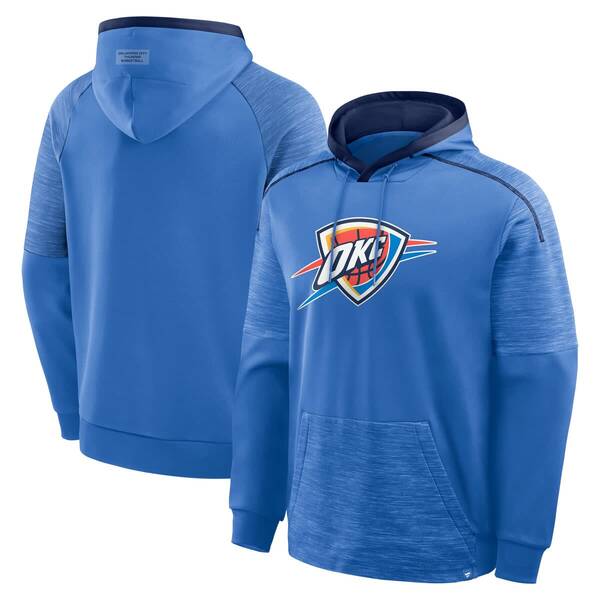 ファナティクス メンズ アウター パーカー・スウェット Men\u0027s Fanatics Blue Oklahoma City Thunder Pick \u0026 Roll Defender Pullover Hoodie Blue 青色