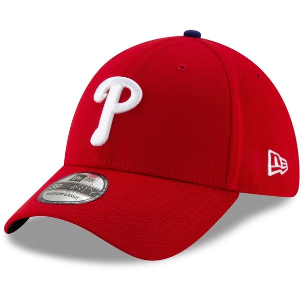 ニューエラ レディース アクセサリー 帽子 Men's New Era Red Philadelphia Phillies Game Team Classic 39THIRTY Flex Hat Red レッド｜ReVida 店