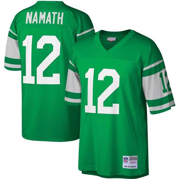 ミッチェル&ネス メンズ トップス シャツ ジャージー Men's Mitchell & Ness Joe Namath Kelly Greenew York Jets Legacy Replica Jersey Kelly Green グリーン|ReVida 店