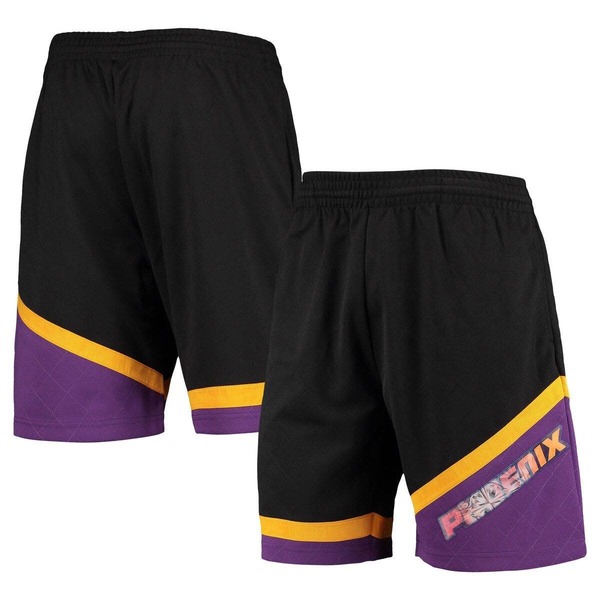 ミッチェル&ネス メンズ ボトムス ハーフパンツ・ショーツ ショートパンツ Men's Mitchell & Ness Black Phoenix Suns Hardwood Classics 75th Anniversary Swingman Shorts Black ブラック 31,070円