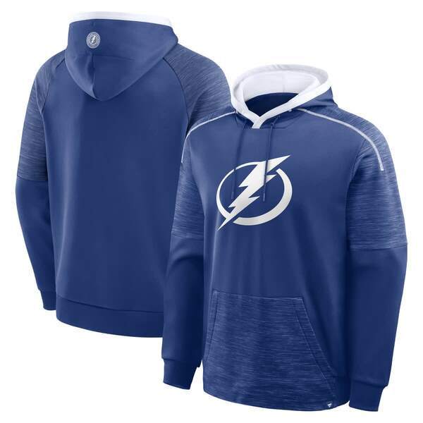 ファナティクス メンズ アウター パーカー・スウェット Men\u0027s Fanatics Blue Tampa Bay Lightningoaltender Defender Pullover Hoodie Blue 青色