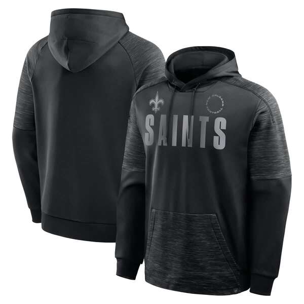 ファナティクス メンズ アウター パーカー・スウェット Men\u0027s Fanatics Black New Orleansaints Chip Shot Pullover Hoodie Black 黒いこと