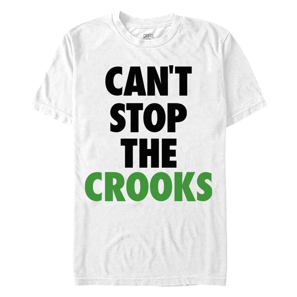 クルークスアンドキャッスル メンズ トップス Tシャツ グラフィック Men Crooks \u0026 Castles Cant Stop the Crooks Graphic T-Shirt White ホワイト