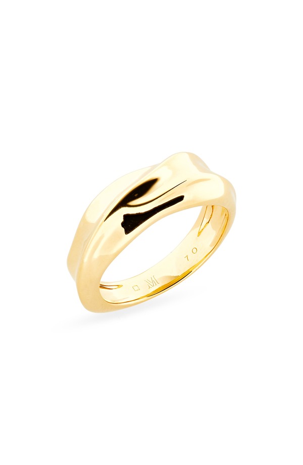 モニカヴィナダー レディース アクセサリー 指輪 Monica Vinader Nomade Stacking Ring 18K Gold Vermeil ゴールド