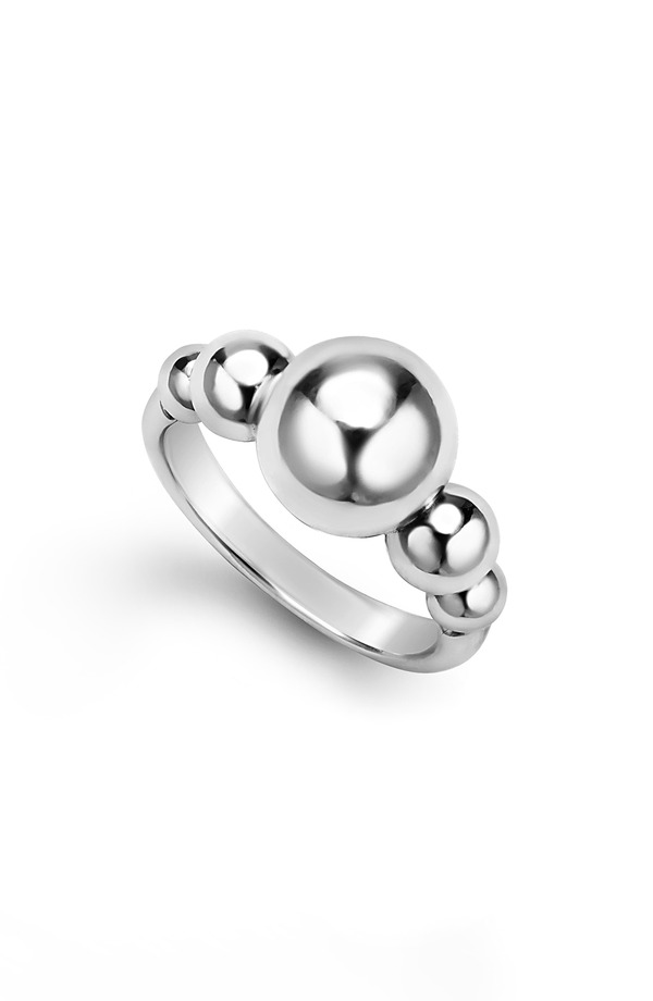 ラゴス レディース アクセサリー 指輪 LAGOS Caviar Bubbly Ring Sterling Silver シルバー