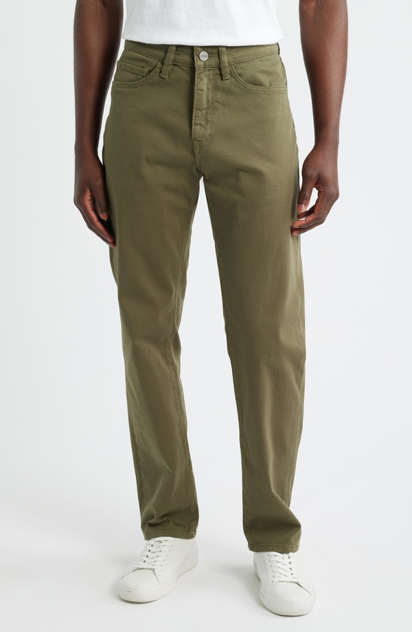３４ヘリテージ メンズ ボトムス カジュアルパンツ ストレート コットン 34 Heritage Charisma Stretch Cotton Straight Leg Pants Kalamata Honeycomb｜ReVida 店