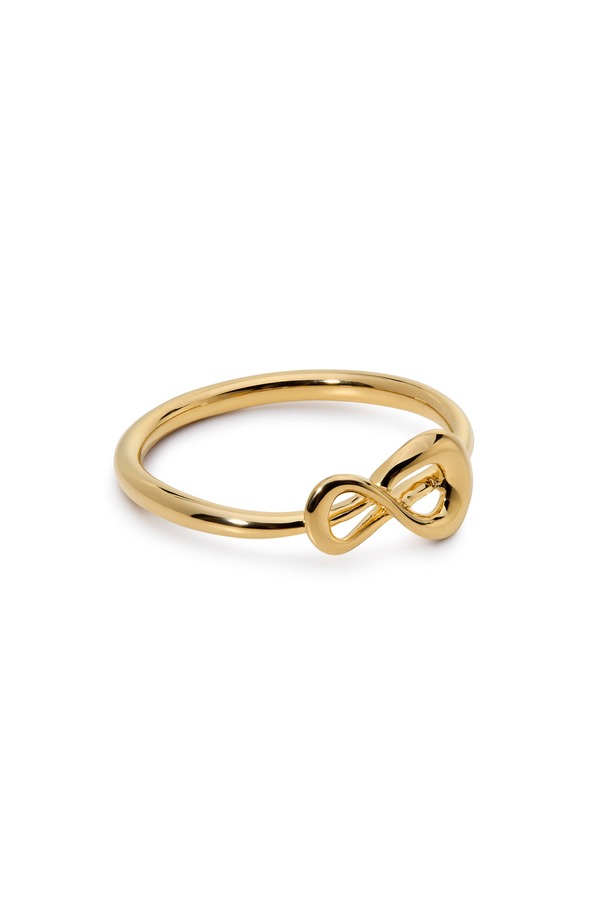 モニカヴィナダー レディース アクセサリー 指輪 Monica Vinader Infinity Ring 18Ct Gold Vermeil ゴールド