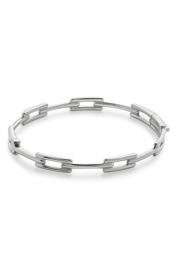 モニカヴィナダー レディース アクセサリー ブレスレット・バングル・アンクレット Monica Vinader Signature Link Bangle Bracelet Sterling Silver シルバー 59,880円