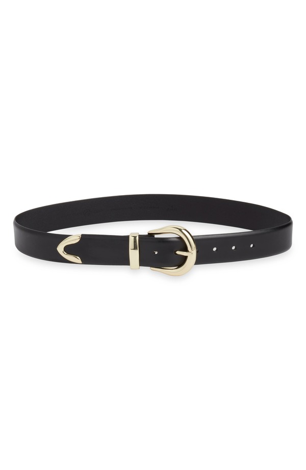 トレジャーアンドボンズ レディース アクセサリー ベルト レザー Treasure & Bond Calista Leather Belt Black ブラック 14,610円