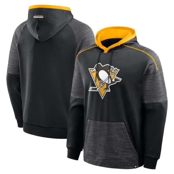 ファナティクス メンズ アウター パーカー・スウェット Men\u0027s Fanatics Black Pittsburgh Penguins Goaltender Defender Pullover Hoodie Black 黒いこと