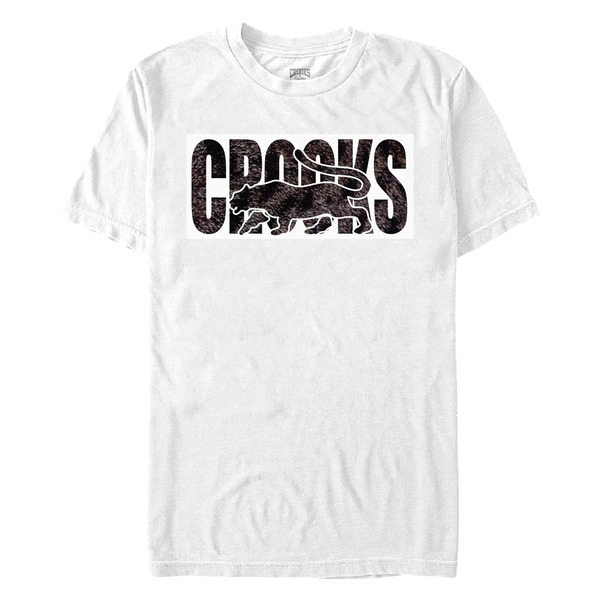 クルークスアンドキャッスル メンズ トップス Tシャツ プリント グラフィック Men's Crooks & Castles Tiger Fur White Print Graphic T-Shirt White ホワイト