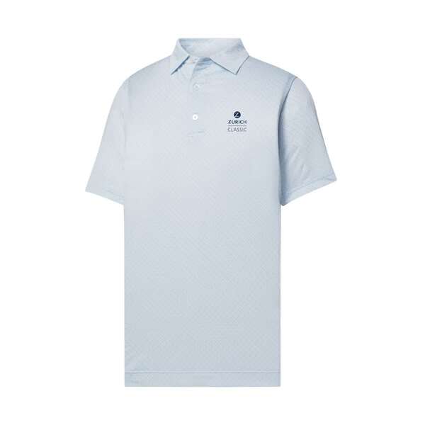 フットジョイ メンズ トップス シャツ プリント Men'sFootJoy Light Blue The Zurich Classic ProDry Looprint Lisle Polo Light Blue ブルー|ReVida 店
