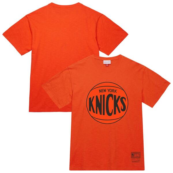 ミッチェル\u0026ネス レディース トップス プルオーバー ロゴタイプ Unisex Mitchell \u0026 Ness Orange New Yorknicks Hardwood Classics MVP Logo T-Shirt Orange オレンジ色