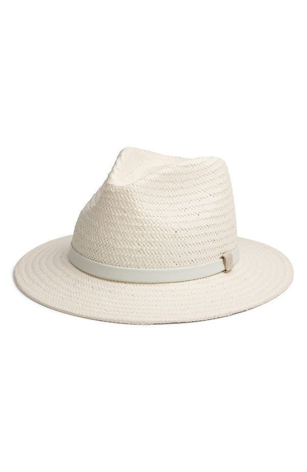 ラグアンドボーン レディース アクセサリー 帽子 rag & bone Packable Straw Fedora Ivory アイボリー