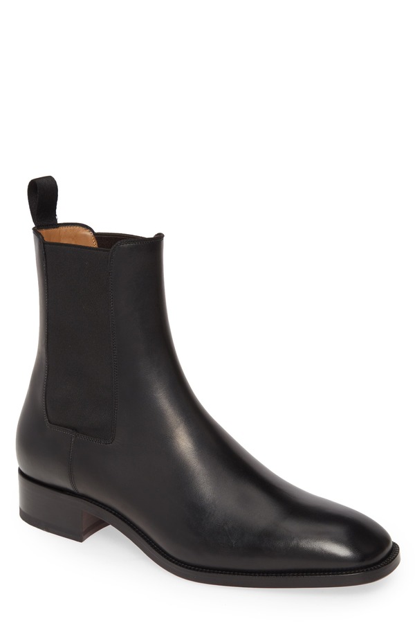 クリスチャン・ルブタン メンズ シューズ ブーツ・レインブーツ チェルシーブーツ チェルシー Christian Louboutin Samson Chelsea Boot Bk01 Black 黒いこと