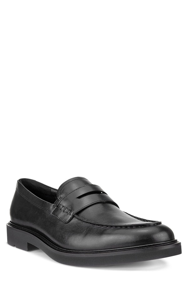 エコー メンズ シューズ ローファー ECCO Metropole London Penny Loafer Black ブラック｜ReVida 店