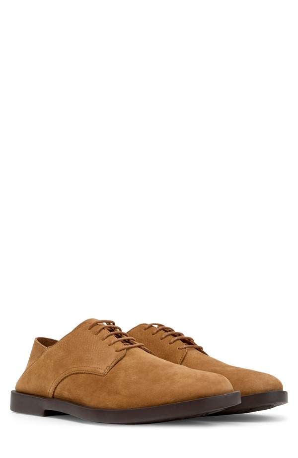 カンペール メンズ シューズ ダービー Camper Don Derby Medium Brown ブラウン