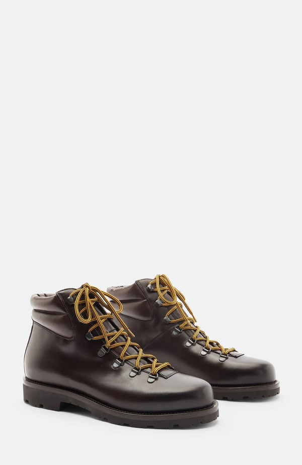 スカロッソ メンズ シューズ ブーツ・レインブーツ SCAROSSO Edmund Boots Brown - Calf Leather 赤銅色