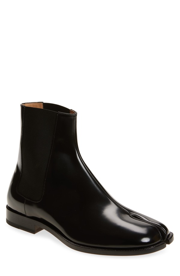 マルタンマルジェラ メンズ シューズ ブーツ・レインブーツ チェルシーブーツ チェルシー Maison Margiela Tabi Chelsea Boot Black 黒いこと