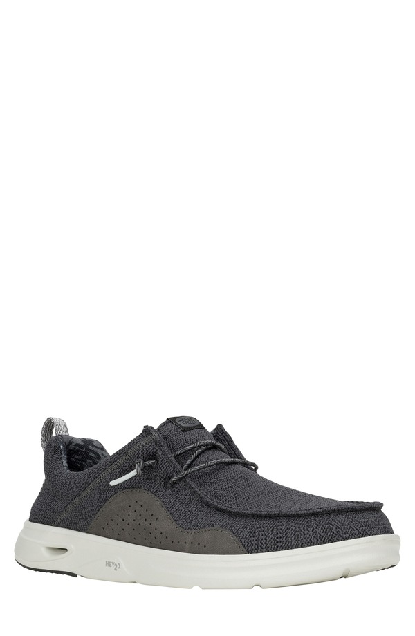 ヘイデュード メンズ シューズ スリッポン・ローファー メッシュ Hey Dude Wally HEY2O Mesh Slip-On Black ブラック｜ReVida 店