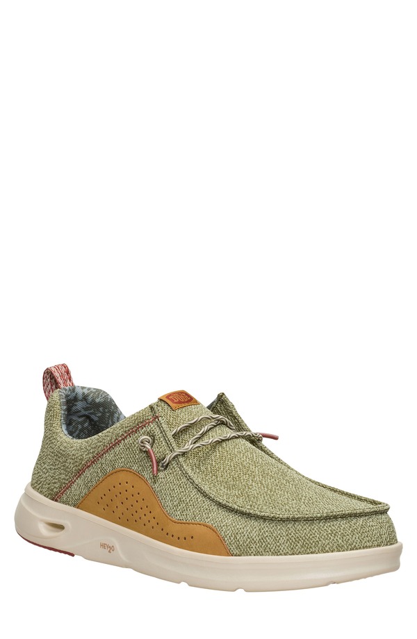 ヘイデュード メンズ シューズ スリッポン・ローファー メッシュ Hey Dude Wally HEY2O Mesh Slip-On Green グリーン｜ReVida 店