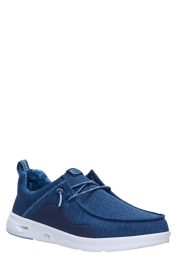 ヘイデュード メンズ シューズ スリッポン・ローファー メッシュ Hey Dude Wally HEY2O Mesh Slip-Onavy Blue/ White ホワイト｜ReVida 店
