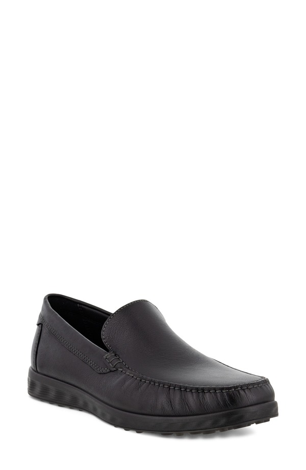 山びこ メンズ シューズ スリッポン・ローファー ECCO S Lite Classic Moc Toe Slip-On Black 黒いこと