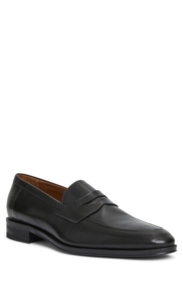 ブルーノマグリ メンズ シューズ スリッポン・ローファー Bruno Magli Maioco Penny Loafer Black 黒いこと