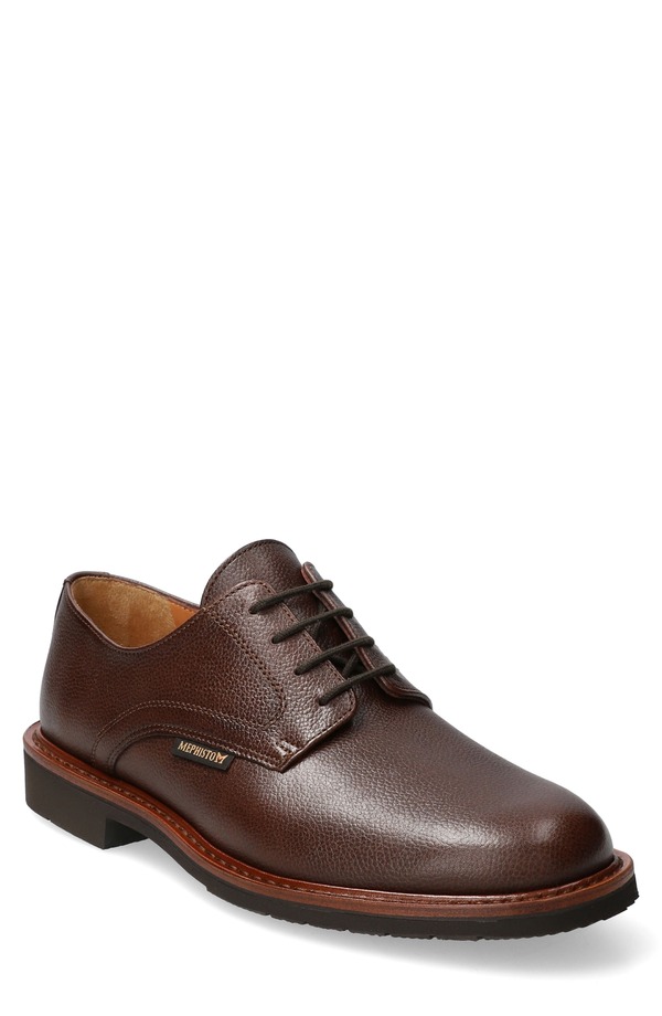 メフィスト メンズ シューズ 力くらべ Mephisto Marlon 2 Derby Chesnut Gipsi 9178/35